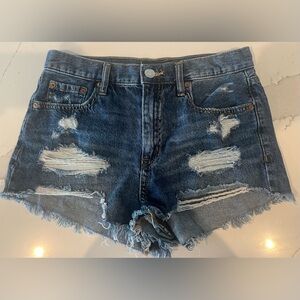 Aeropostale distressed denim shorts